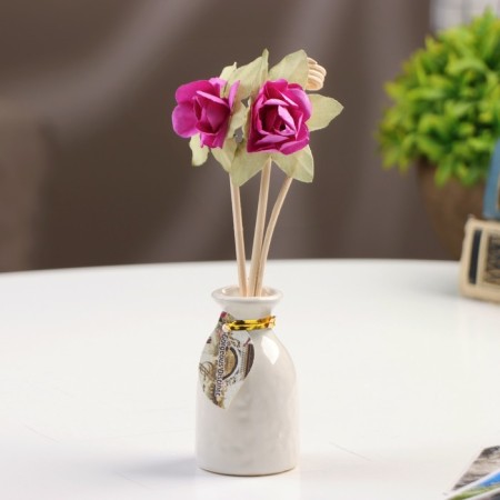 Gift set with a diffuser "Vase with a flower" Lavender, "Wealth of aroma"-5