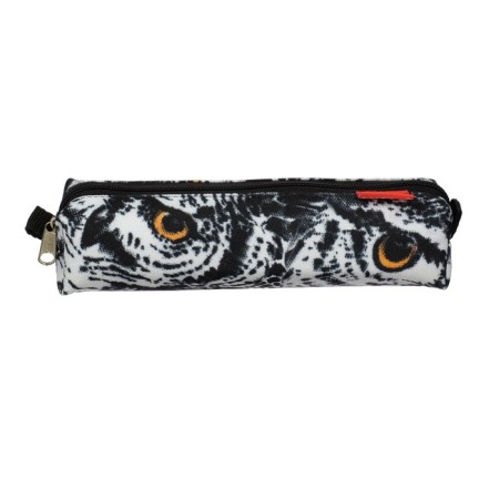Penal soft, 1 compartment, quadro, 50 x 210 mm, Erich Krause, Night Owl, Gray 52185-1