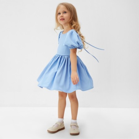 Dressing Children's Dress Minaku: Partydress, Blue Color, Height 104 cm-7