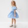 Dressing Children's Dress Minaku: Partydress, Blue Color, Height 104 cm