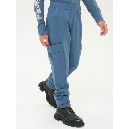 Pants for boys, height 164 cm, gray color