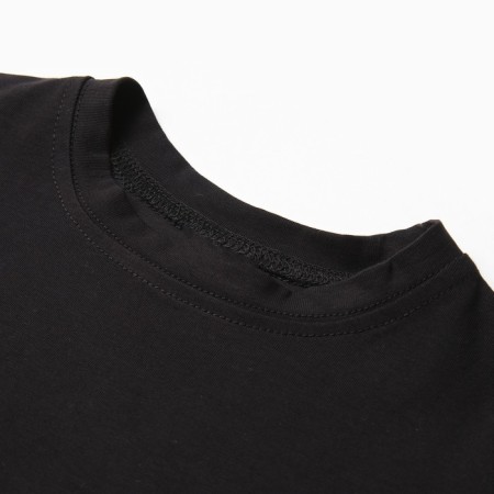 T -shirt Children's Minaku: Basic Line Kids Black Color, Height 116-7