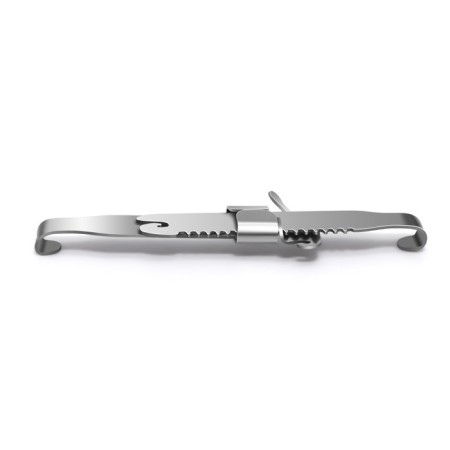 Corrector-fixer for an ingrown nail, size m, in a plastic case, silver color-3