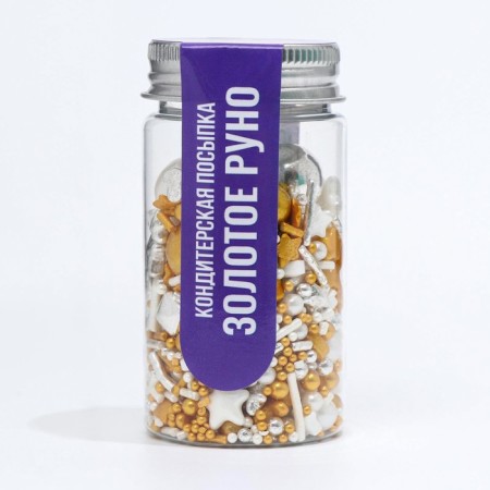 Confectionery Sprinking "Golden Fleece", 50 g-1