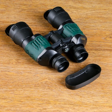 7x50 binoculars, "intelligence", with a green insert, Lenses Rubin-2