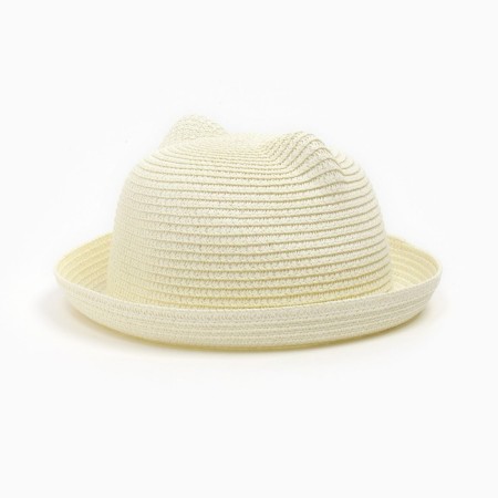Women's hat, milk color, size 56-58-1