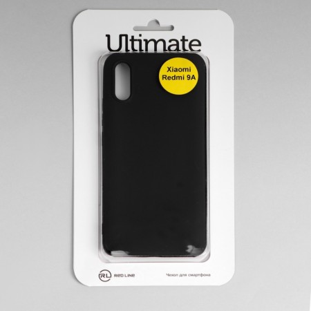 Red Line Ultimate case for Xiaomi Redmi 9a, silicone, black-2