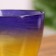 Flower pot with pallet No. 2 "Aleb" yellow-violet, 0.85 liters