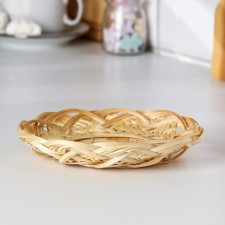 Wicker plate, d = 18cm