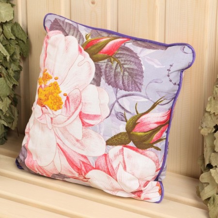 A pillow from Caucasian herbs based on oak and eucalyptus leaves, mix, 27 × 27 cm-7