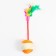 Sizaley-beam ball with feathers, 4.5 cm, orange