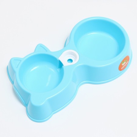 Double "pussy" under a bottle of 300 ml/100 ml, blue-2