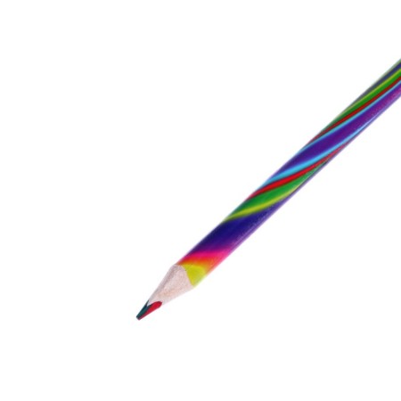 Pencil multicolored, sharpened-9