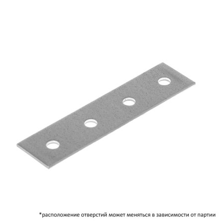 Connective tundra plate, 80x20x2 mm, in packaging 10 pcs.