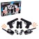 Game set of a double agent spy: 2 pistols, 2 walkie -talkies, hours, compass, binoculars