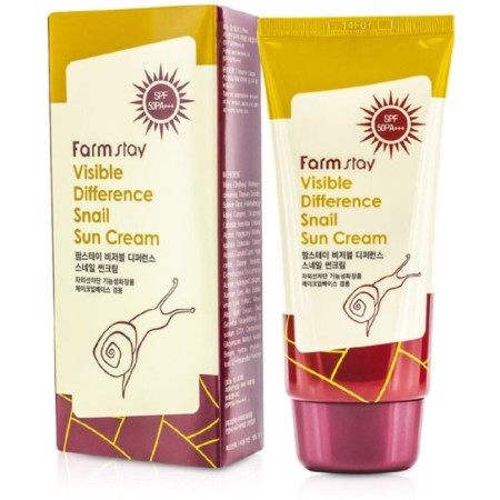 Sunscreen with snail extract SPF50 FARMSTAY, 70 g