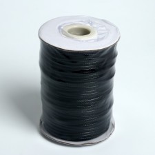 Waxed cord d = 2 mm, l = 50 m, black color