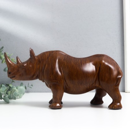 Souvenir Polystone under the Tree "Rhino" 14x26x9cm