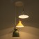Lamp Bayerlux "Varmo" 3he27 40w yellow white green 41x41x25-125cm