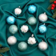 Set of balls plastic D-5 cm, 12 pcs 