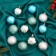Set of balls plastic D-5 cm, 12 pcs "Disco Ornament Assorted" mix