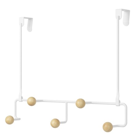 Broat for clothing hanging Estique, 390 × 100 × 300 mm, white / natural tree color