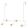 Broat for clothing hanging Estique, 390 × 100 × 300 mm, white / natural tree color