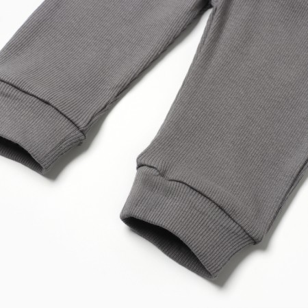 Kit for children (T -shirt/pants), gray color, height 74-80 (9 -12 months)-4