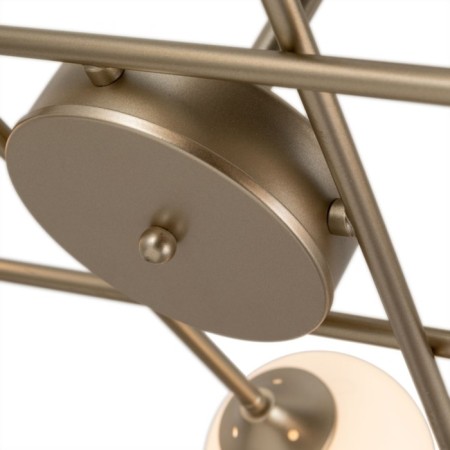 Ceiling chandelier Arte Lamp Marco A2703PL-8SG, E14, 8x60 W, 81x81x34 cm, golden-1