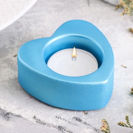 Small Climb "Small. Marble" from gypsum, 7x3cm, blue