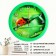 Wall clock, D-28 cm, interior, "ladybug", silent