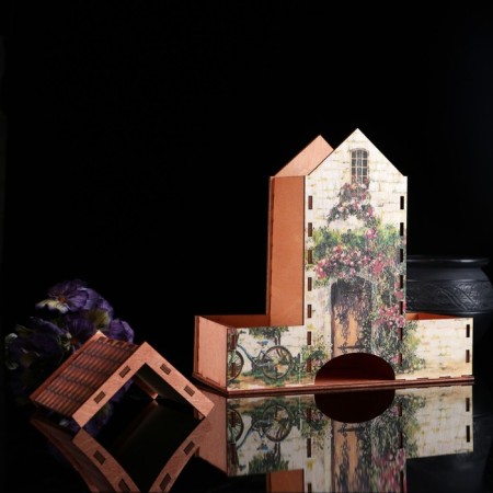 Tea house "Summer alley", 20x20x8 cm-1