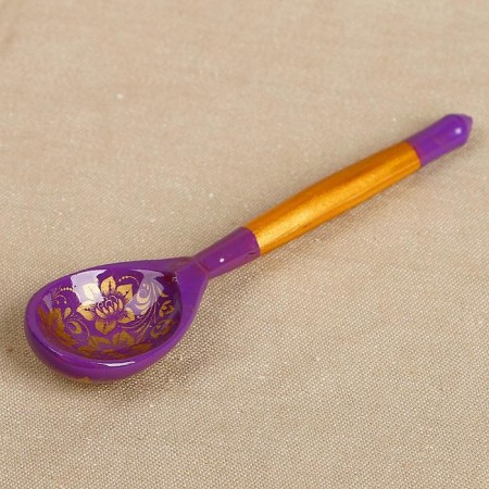 Spoon "Golden Kudrina", 14.7 × 3.5 cm, mix-4