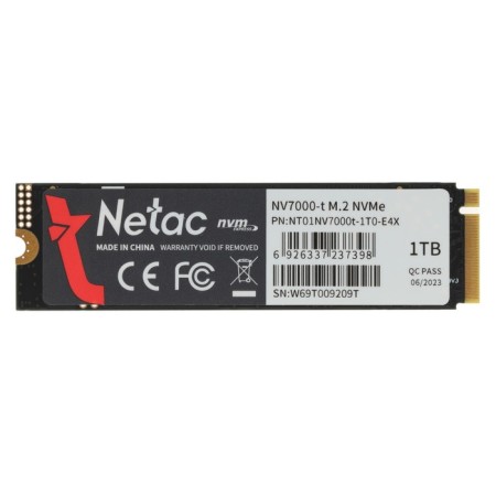 SSD NETAC PCIE 4.0 x4 1TB NT01NV7000T-1T0T-E4X NV7000-T M.2 2280