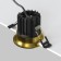 Lamp built-in Technical DL058-7W4K-BS, LED, 7 W, 60x60x53 mm, 520 lm, 4000k, brass