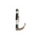 Hook furniture tundra TKD023, two -rod, copper