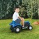 Pedal tractor DOLU RANCHERO, klaxon, blue color