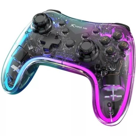 Gampad Xtrike Me GP-52, wireless, for PS4, Bluetooth 4.0, 800 mAh, transparent-2