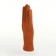 Gloves are female, dimensionless, without insulation, brown color