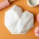 Form for mousse desserts and baking konfinetta “Love geometry”, silicone, 21.5 × 20 × 6 cm, white color