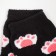 Women's socks "Cat Paws", black color, size 36-40
