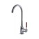 Fashun A54023 kitchen mixer, single -leaf, 35 mm cartridge, stainless steel, chrome, red