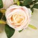 Artificial "rose" three buds, 8x80 cm, light pink