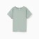 Baby T -shirt with a lowered shoulder, olive color, height 110 cm