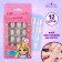 Children's false nails "Fire", 12 pcs