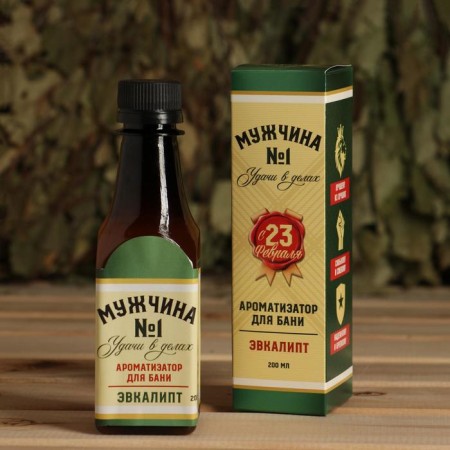 Flavor in a bottle of whiskey "man No. 1", eucalyptus
