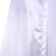 Carnival cloak, satin, white color, length 100 cm
