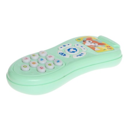 Educational toy "smart remote", light, sound, green color-1