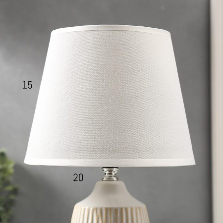 Table lamp 16243/1GR E14 40W gray 20x20x32 cm Risalux-3