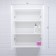 Bathroom hinged cabinet 02-55, 55 x 70 x 28.9 cm